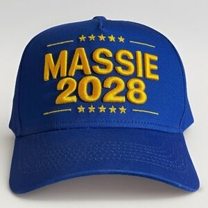 Massie 2028 Red Hat Republican MAGA Charlie Kirk Nick Fuentes America First Cap